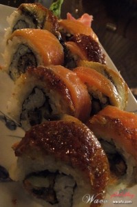 Smoked Salmon and Unagi Maki
