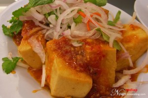 Bean curd in Thai style